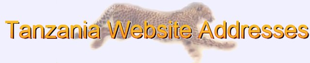 Tanzanian Website Addresses - a comprehensive listing of important web sites in Tanzania